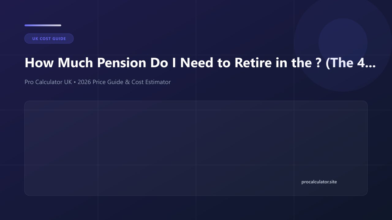 Illustration explaining UK pension pots, State Pension deductions, and retirement drawdown targets